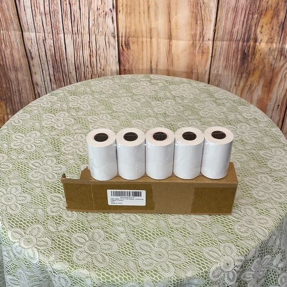 THERMAL RECEIPT PAPER‎ MF LABEL 2/1/4 X 50' with 5 ROLL NWOT for office or home - Picture 1 of 5